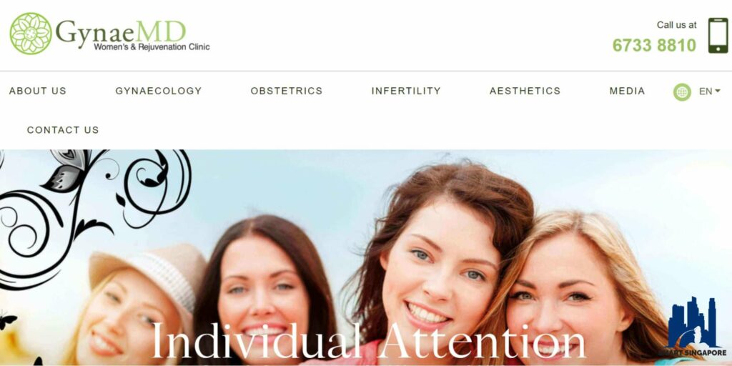 GynaeMD Women’s & Rejuvenation Clinic's Homepage
