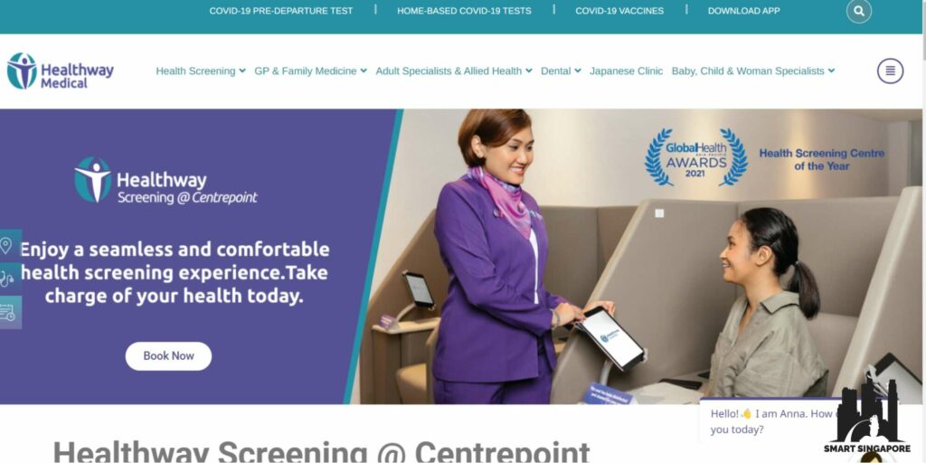 Healthway Screening at Centrepoint's Homepage