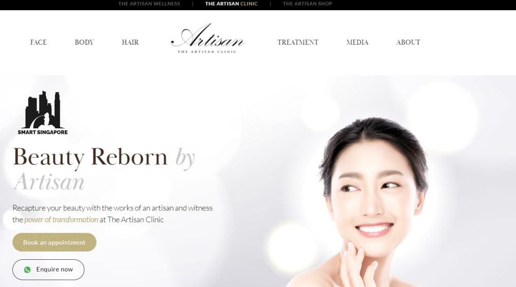 Artisan Clinic Homepage
