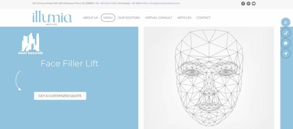 Illumia Medical Homepage