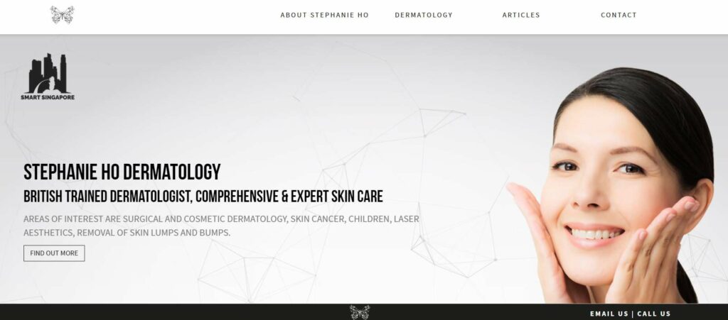 Stephanie Ho Dermatology homepage
