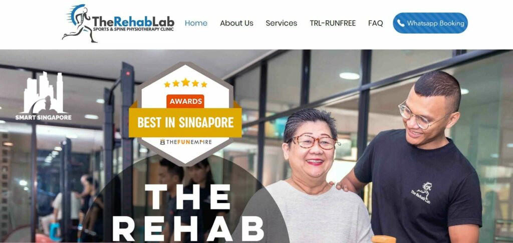 The Rehab Lab homepage