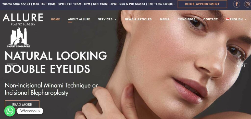 Allure Plastic Surgery Homepage