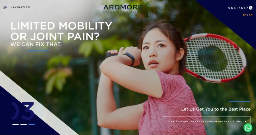 Ardmore Orthopaedic Clinic Homepage