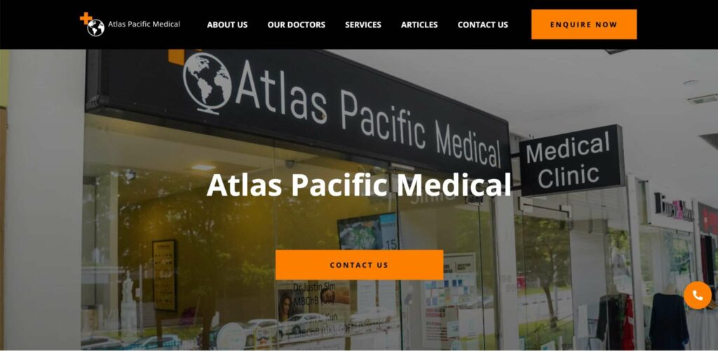 Atlas Pacific Medical Homepage