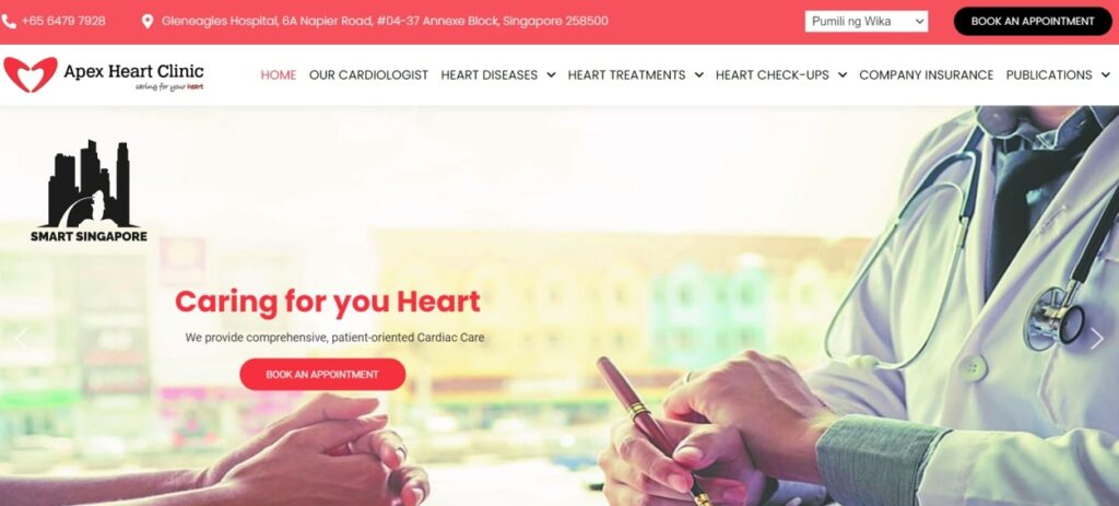 Dr Daniel Yeo – Apex Heart Clinic Homepage