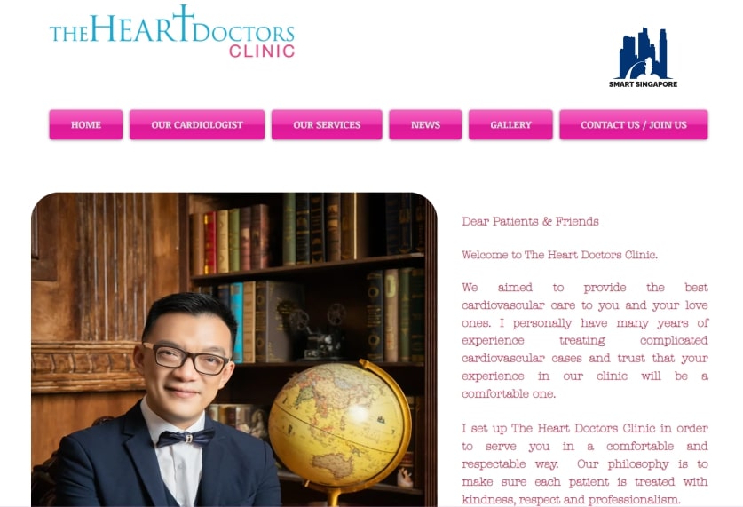 Dr Soon Chao Yang – The Heart Doctors Clinic Homepage