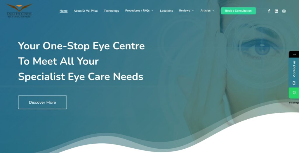 Eagle Eye Centre - Dr. Val Phua Homepage