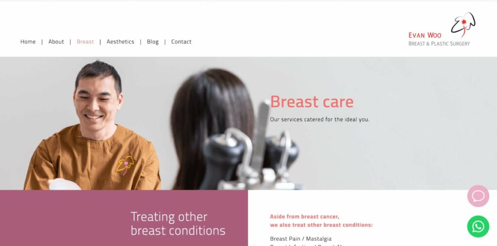 Evan Woo Breast & Plastic Surgery Homepage