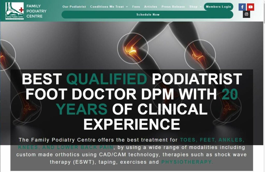 Family Podiatry Centre Homepage