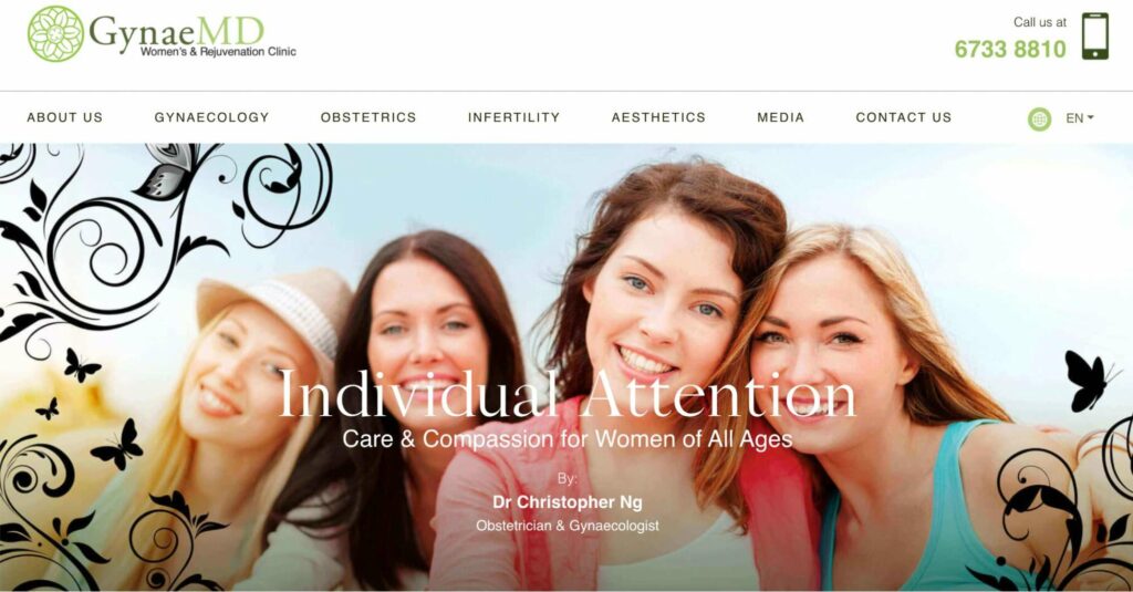 GynaeMD Homepage