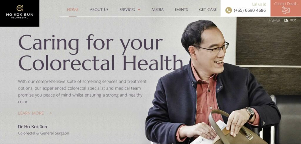 Ho Kok Sun Colorectal Homepage