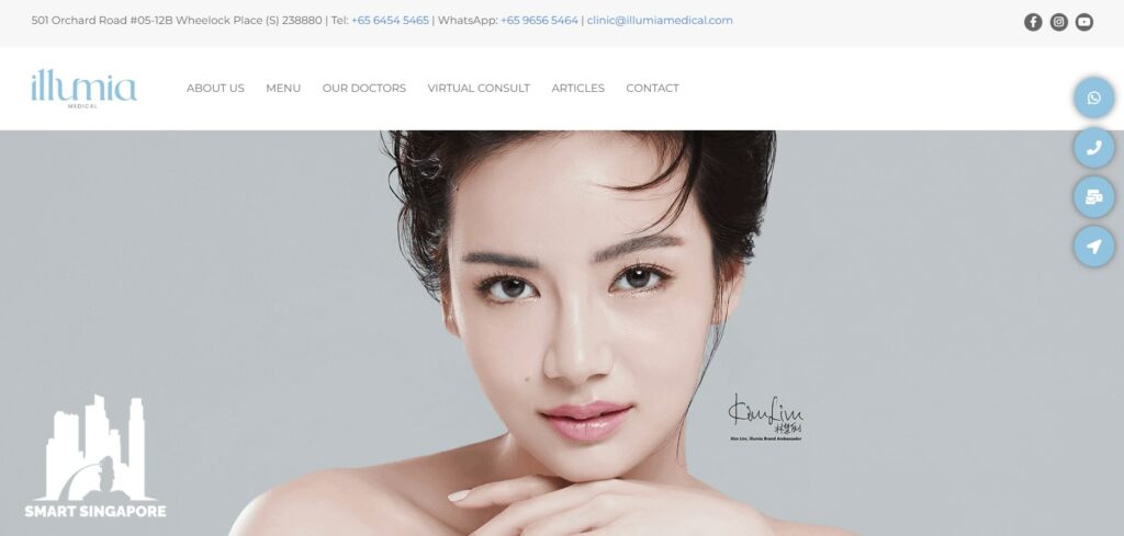 Illumia Medical Homepage