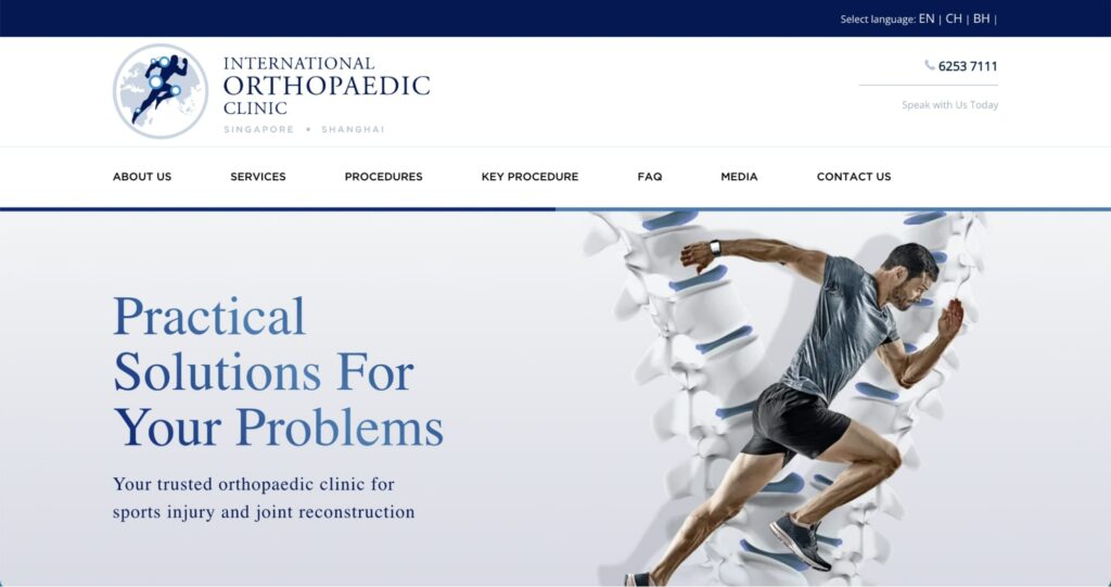 International Orthopaedic Clinic - Dr Alan Cheung Homepage