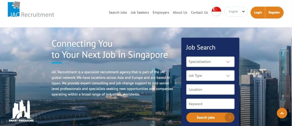 JAC Recruitment Homepage