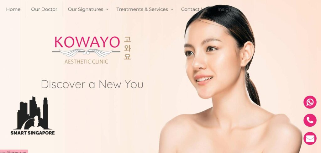 Kowayo Aesthetic Clinic Homepage