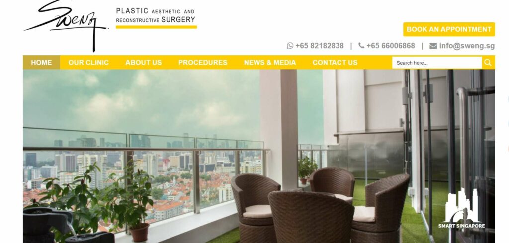 Sweng Plastic Aesthetic and Reconstructive Surgery Homepage