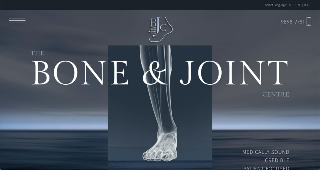The Bone & Joint Centre - Dr Kevin Koo Homepage