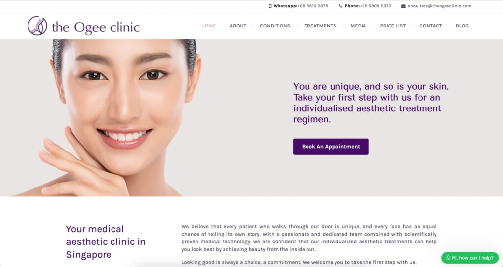 The Ogee Clinic Homepage