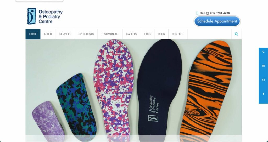 The Osteopathy & Podiatry Centre Homepage