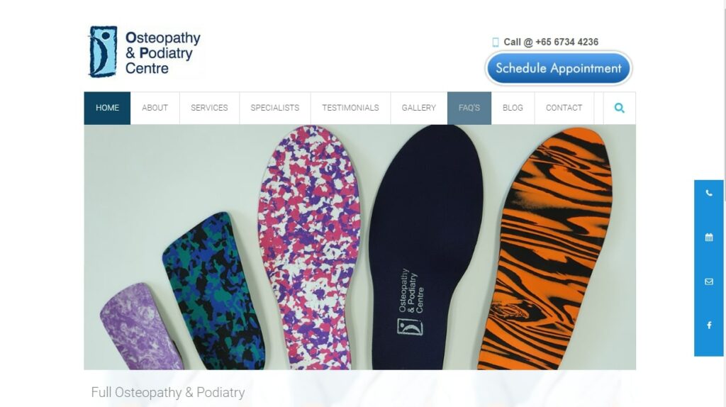 The Osteopathy & Podiatry Centre Homepagea