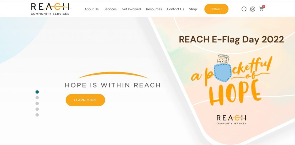 REACH Community Services Homepage