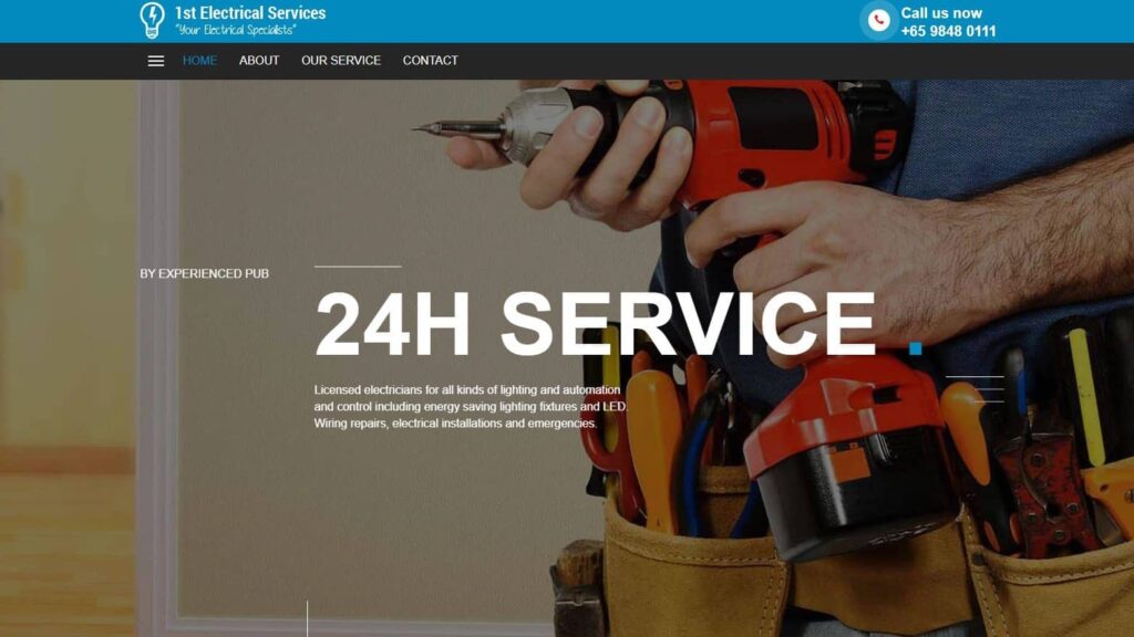 1st Electrical Services Homepage