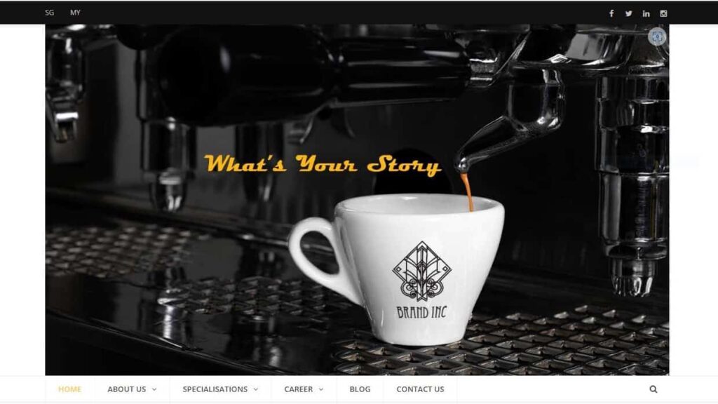Brand Incorporated Homepage