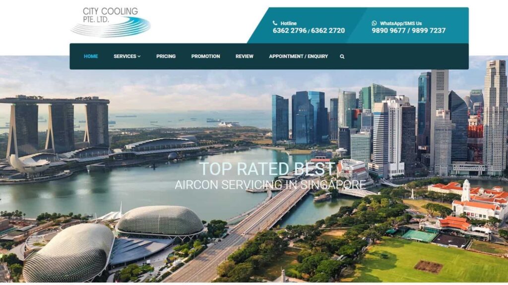 City Cooling Pte. Ltd. Homepage