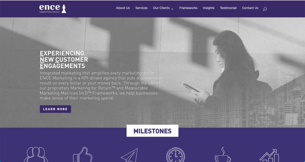 ENCE Marketing Group Homepage