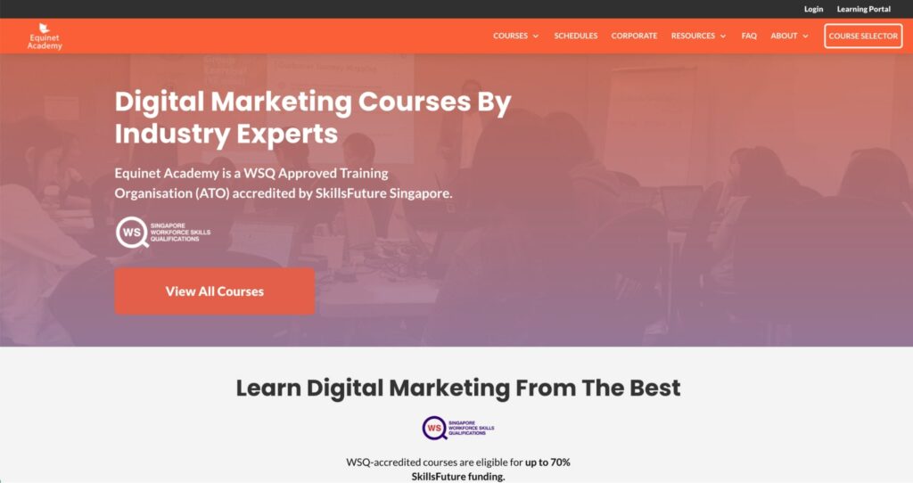 Equinet Academy Homepage