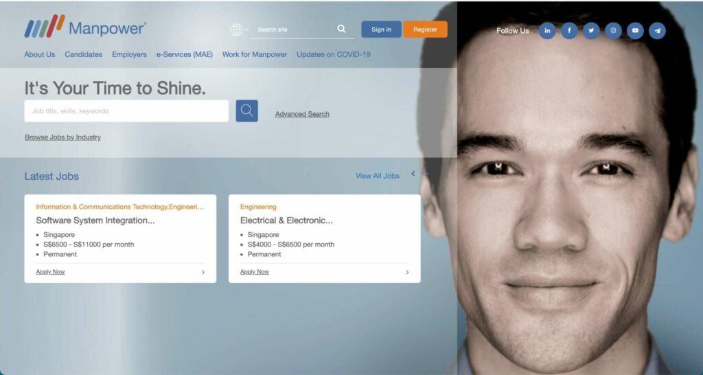 Manpower Homepage