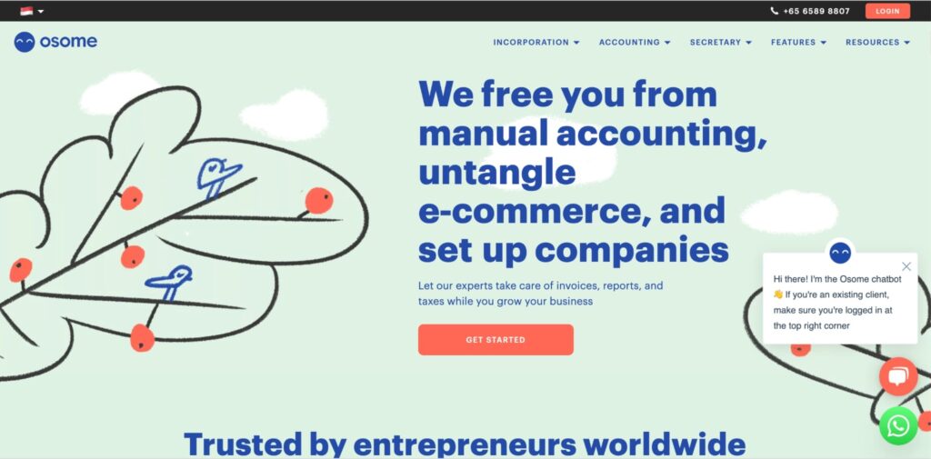 OSOME Singapore Homepage