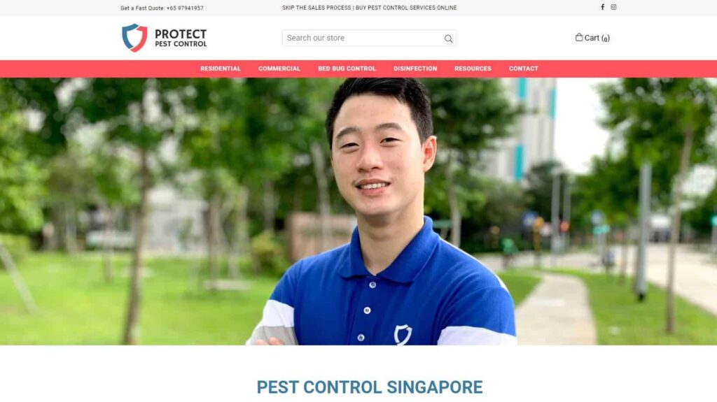 Protect Pest Control Homepage