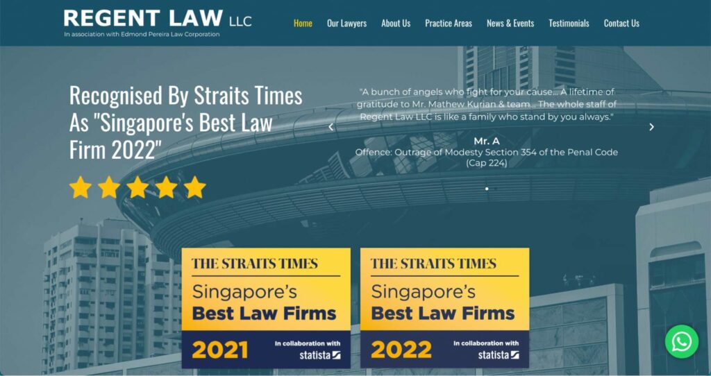 Regent Law LLC Homepage