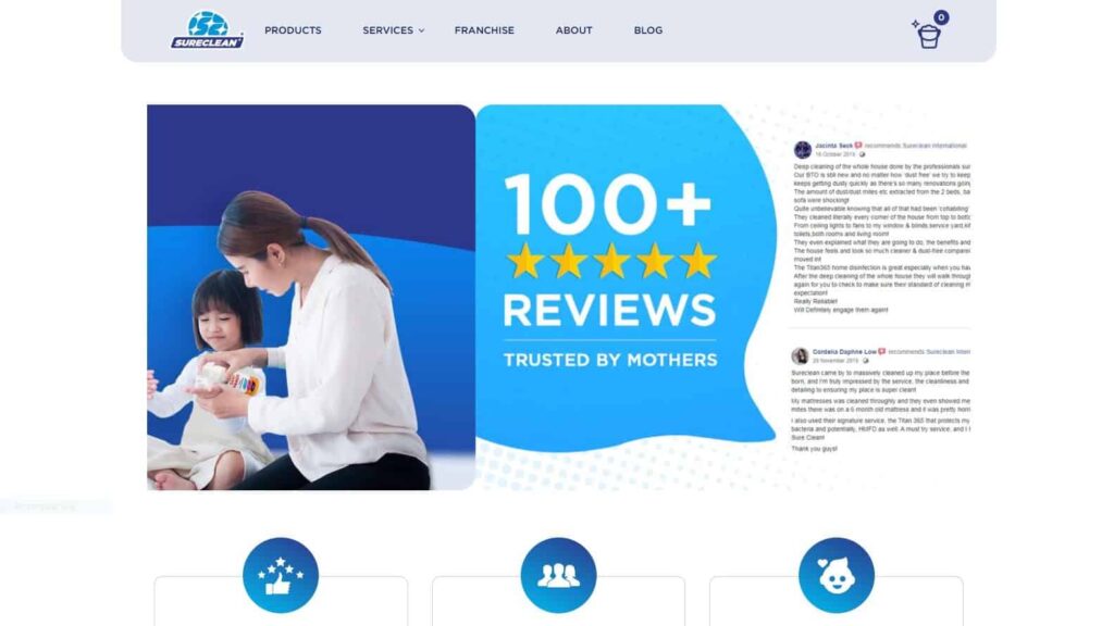 Sureclean Homepage
