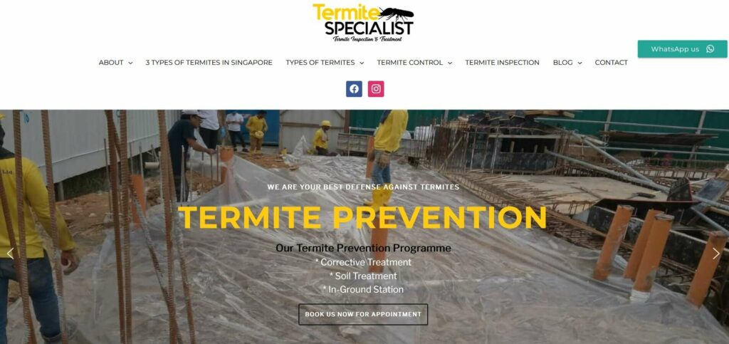 Termite Specialist Homepage