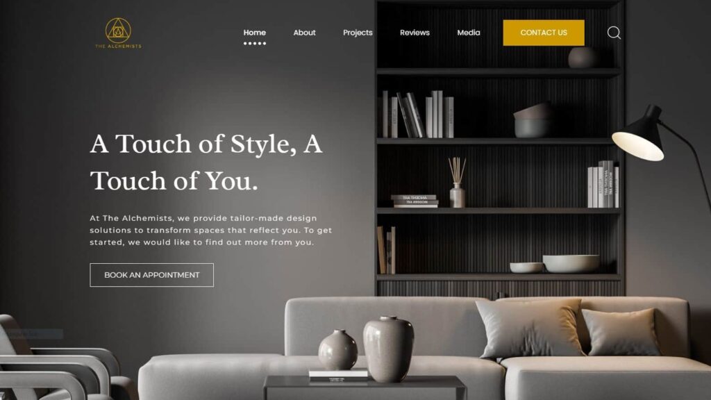 The Alchemists Design Homepage