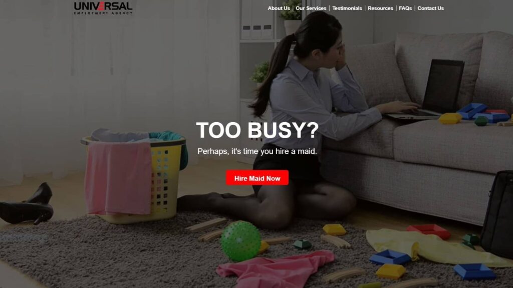 Universal Employment Agency Homepage