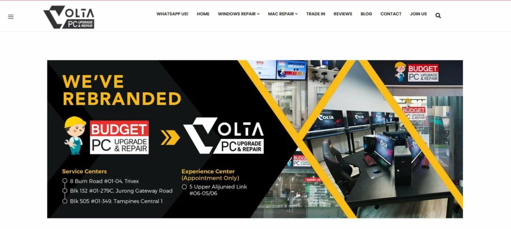 Volta PC Upgrade and Repair (formerly known as Budget PC Upgrade and Repair) Homepage