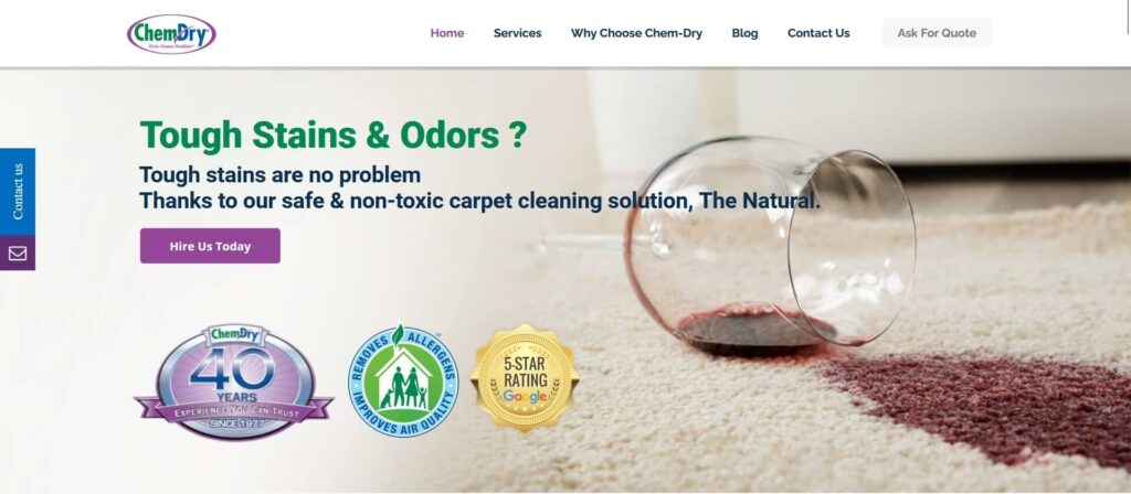 Chem-Dry Singapore Homepage