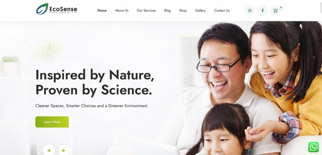 Ecosense Homepage