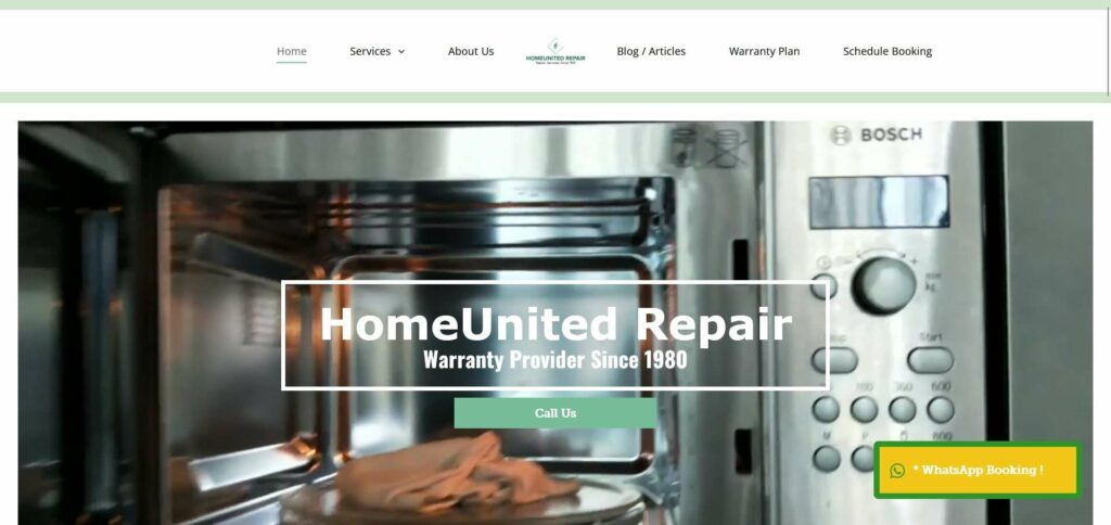 HomeUnited Repair Service Homepage