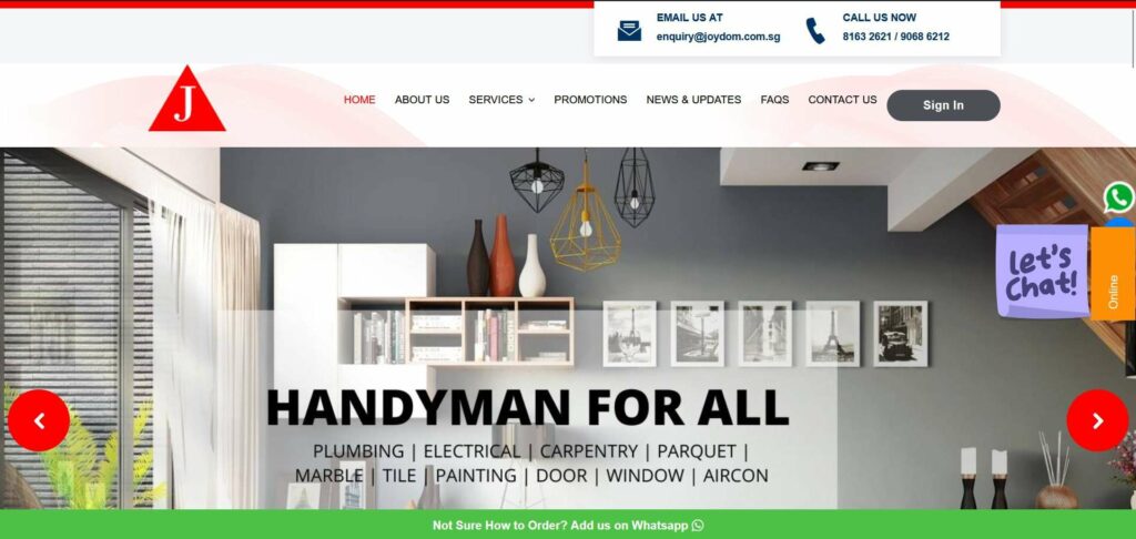 Joydom Engineering Homepage