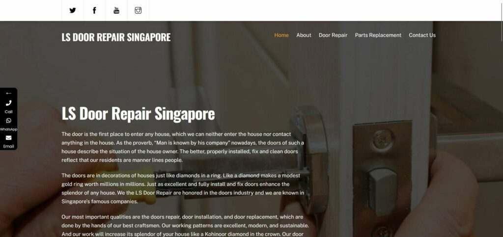 LS Door Repair Homepage