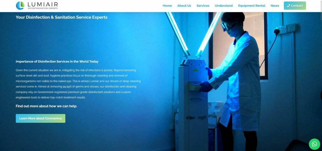 Lumiair Homepage