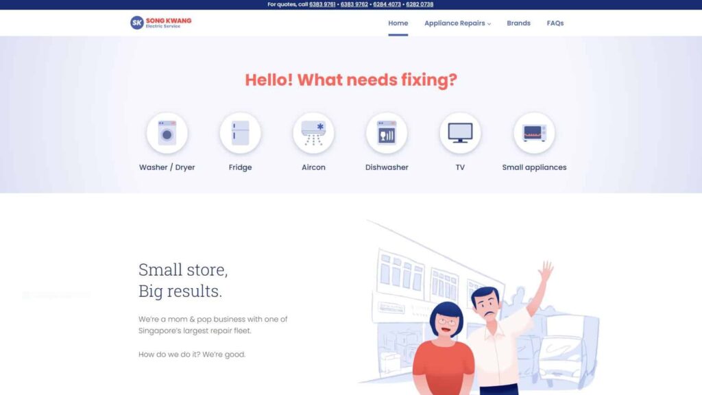 Song Kwang Electric Service Homepage