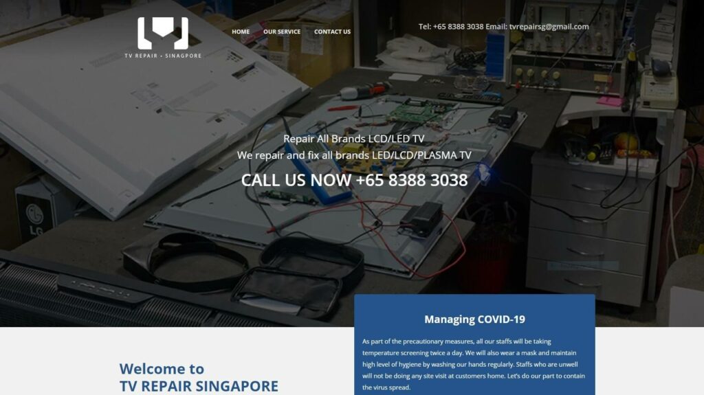 TV Repair Singapore Homepage