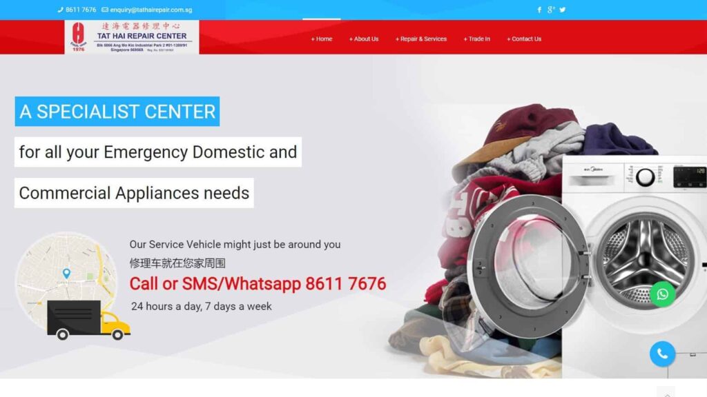 Tat Hai Repair Center Homepage
