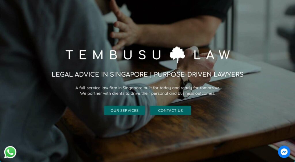 Tembusu Law Homepage